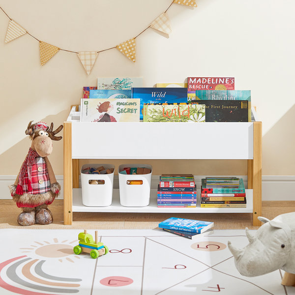 17 Stories Keyoni 45cm H X 85cm W Kids Book Caddy Wayfair.co.uk